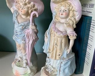 Pair of German bisque figures