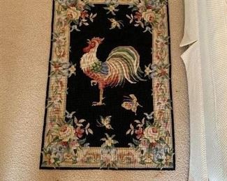 Rooster rug