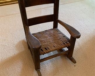 Child's antique rocker