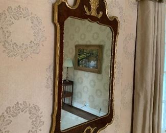 Many antique mirrors