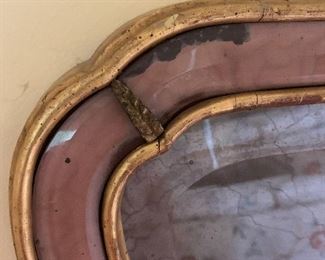 Large antique mirror