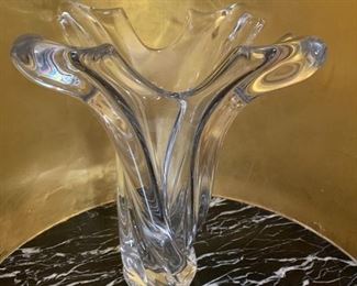 Pair of French art glass vases