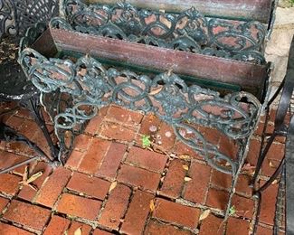 Iron outdoor furniture
