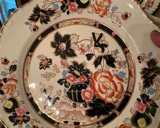 Mason's Mandarin dinnerware, large service