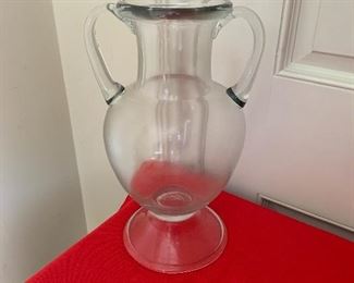 Large glass vase