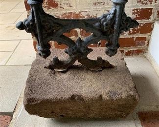 Antique boot scrape