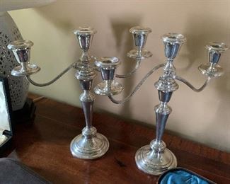 Gorham Sterling candlesticks