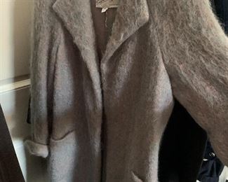 Vintage mohair woman's coat