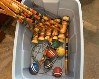 Vintage croquet