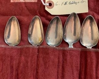 Over 60 19th century coin silver spoons