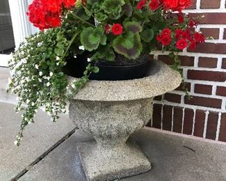 BUY IT NOW $125.00 Each Beautiful concrete garden planters.