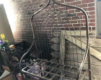 Wrought Iron Bench                                                                                         