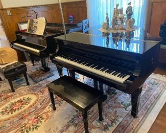 Baby Grand and Grand Piano