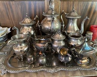 Fantastic Silver Plate Tea Set