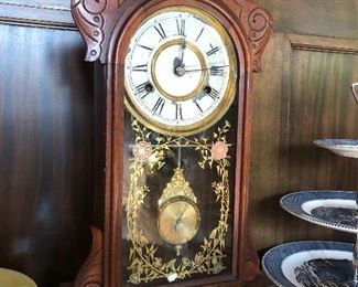 BUY IT NOW $295.00 Antique Gingerbread Clock                                                                                            