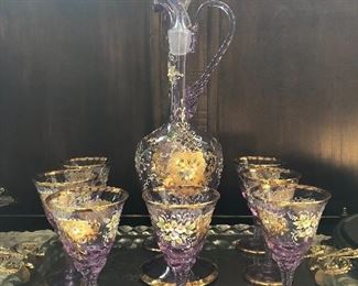 Venetian Drink Set                                                                                               BUY IT NOW $495.OO