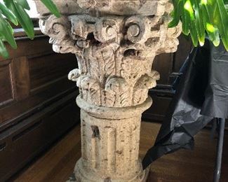 Large Stone Column & Capitol$695.00