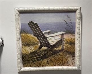 Beach framed art for sale.