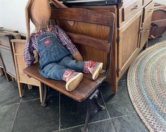 Vintage children’s bench.