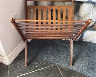 Mid Century teak rack.