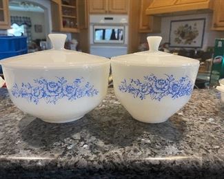 Federal glass lidded. mint condition.