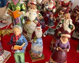 Jim Shore Christmas and holiday collectibles.