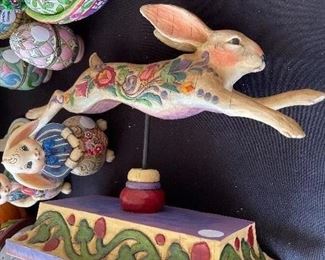 Jim Shore Easter bunny.