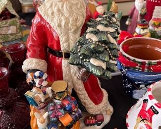 Large Santa’s for sale.