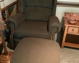 Reclining Chair with Ottoman by Lane