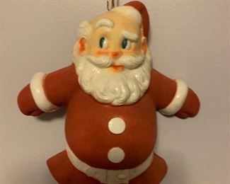 Antique light up santa