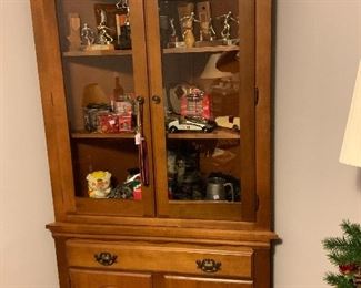 Early American corner hutch