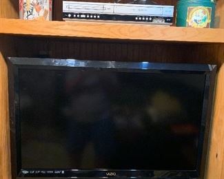 Vizio flatscreen TV, DVD/VCR combo