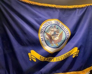 US Navy Retired flag