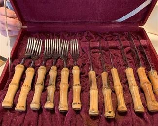 Bamboo handle flatware