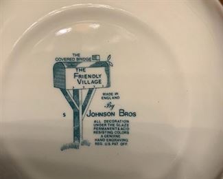 Friendly Village China by Johnson Brothers, made in England