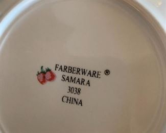Fun fruit pattern Farberware Samara China