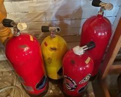 scuba tanks