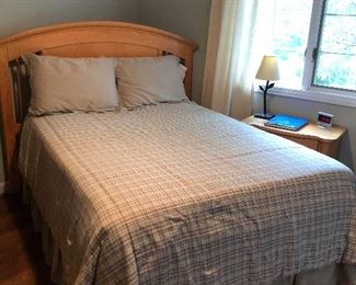 Full Bed Set with Adjustable Full-Queen Headboard by Webb