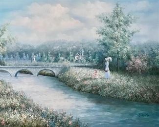 Charles Hunter
Landscape on canvas