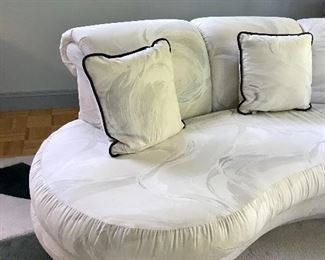 Kagan style organic sofa
