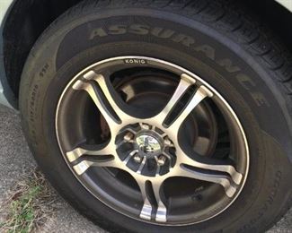 MATCHED GOODYEAR ASSURANCE TIRES