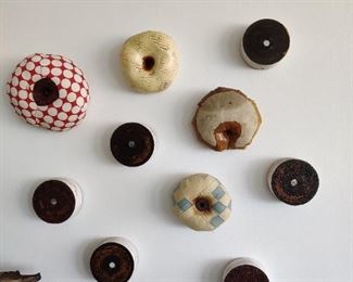 SET OF 10 CONRAD HAMATHER WALL SCULPTURES