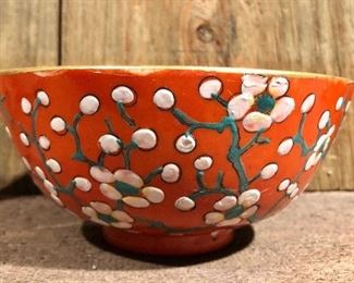 $25- "Cherry Blossom" bowl.  6" diam, 3" H. 