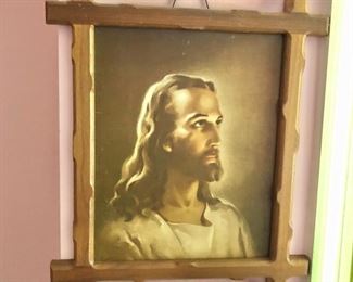 $20 - Framed religious print 