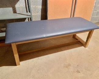$140 - Massage table as is (legs have been shortened).  Approx 72" L, 27" W, 24" H. 