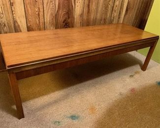 $150 - Vintage Lane coffee table. 16.25" H, 52" W, 18.75" D. 