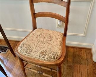 $75 - Vintage chair -   32.5" H, 17" W, 16" D, seat height 19". 