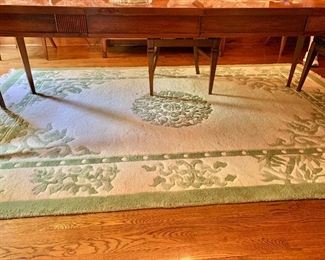 $450 - Vintage rug - 113" L, 71" W. 