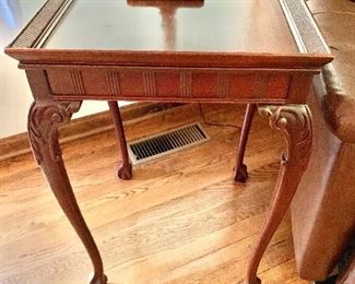 $140 - Vintage side table #6 - 29" H, 18" W, 18" D.