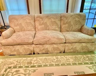 $350 Cocheo Brothers couch 90" L, 33" W, 33" H, seat height 17". 